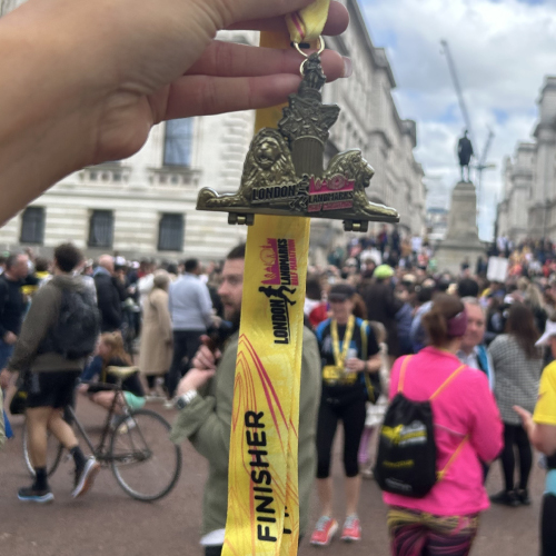 london marathon medal